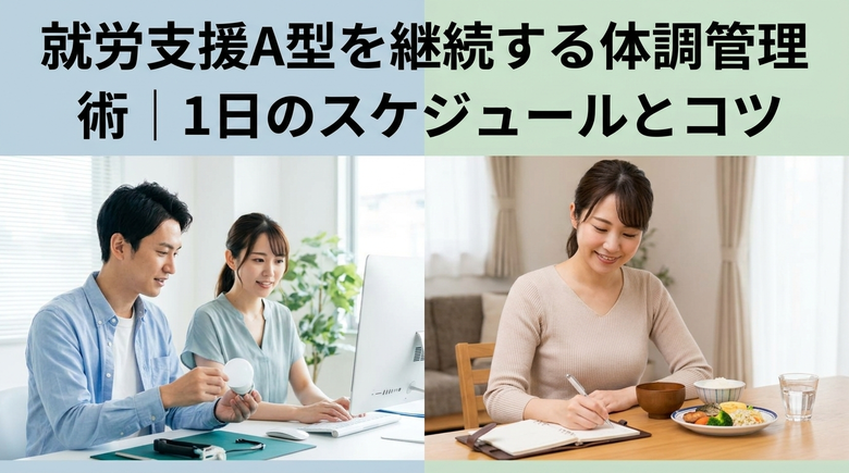 就労支援A型を継続する体調管理術｜1日のスケジュールとコツ