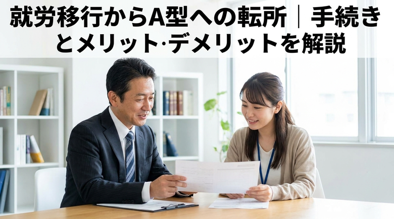 就労移行からA型への転所|手続きとメリット・デメリットを解説