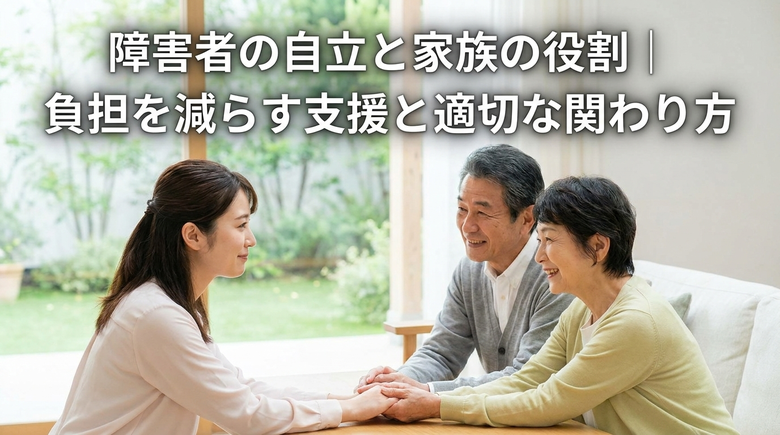 障害者の自立と家族の役割｜負担を減らす支援と適切な関わり方